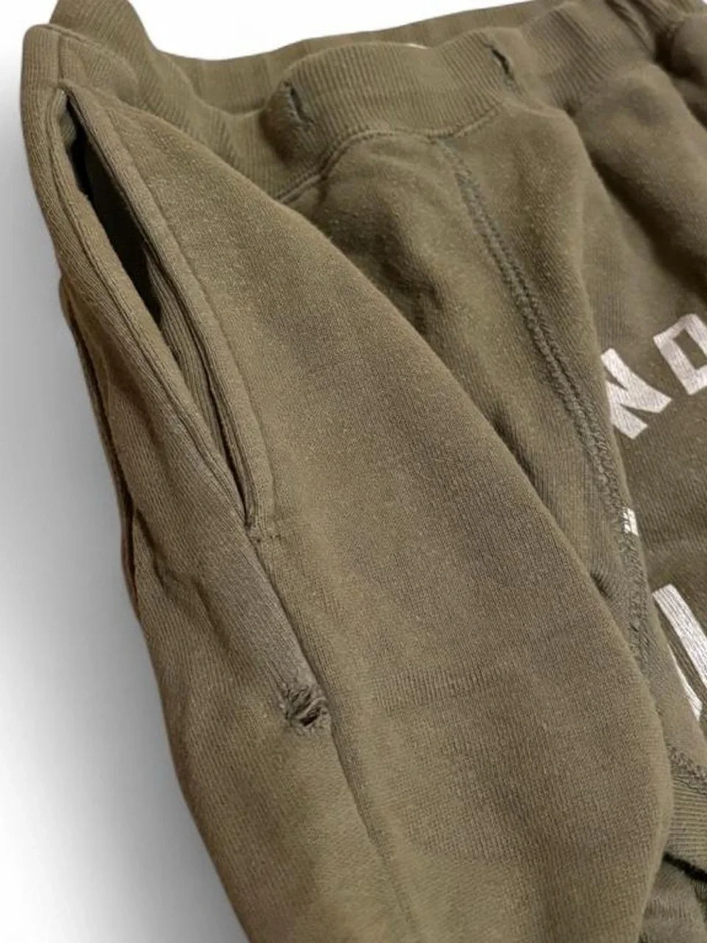 Denim Dungaree Japan brand sweat pants in green
